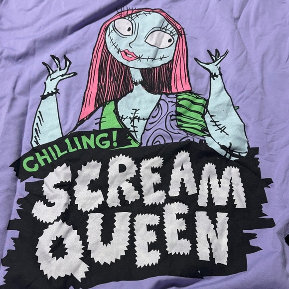 Purple Scream Queen Graphic sleep top - Picture 2 of 5